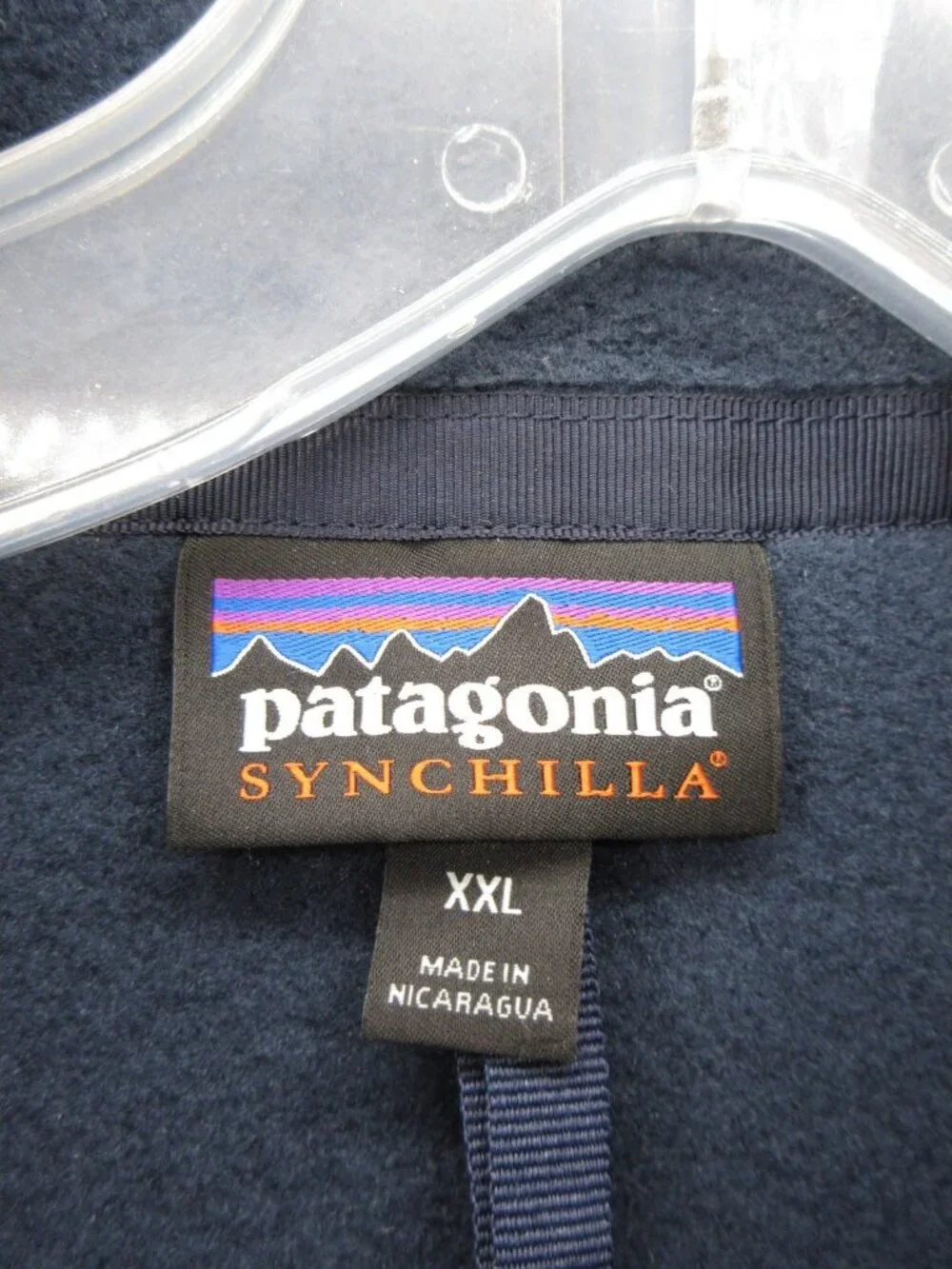 Patagonia Synchilla Jacket XXL Navy Fleece Coat Full Zip Classic 2018